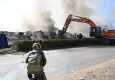 Çöp depolama alanında yangın!