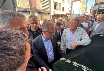Danıştay Başsavcısı Cevdet Erkan, halasının oğlu için Trabzon’da cenazeye katıldı
