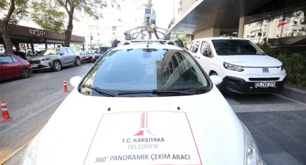 İzmir’de bir ilk: Karşıyaka’nın sokakları 360 derece görüntülendi
