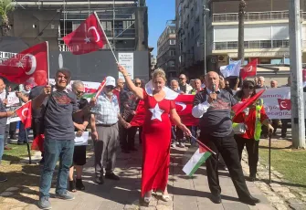 İzmir’de Mora Katliamı unutulmadı 