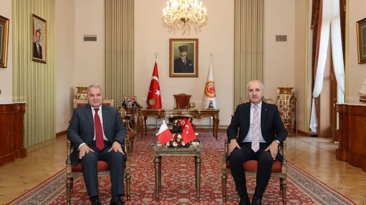 TBMM Başkanı Kurtulmuş, Malta Meclis Başkanı ile kritik görüşmede bir araya geldi haberinin görseli
