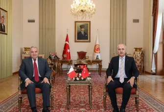 TBMM Başkanı Kurtulmuş, Malta Meclis Başkanı ile kritik görüşmede bir araya geldi