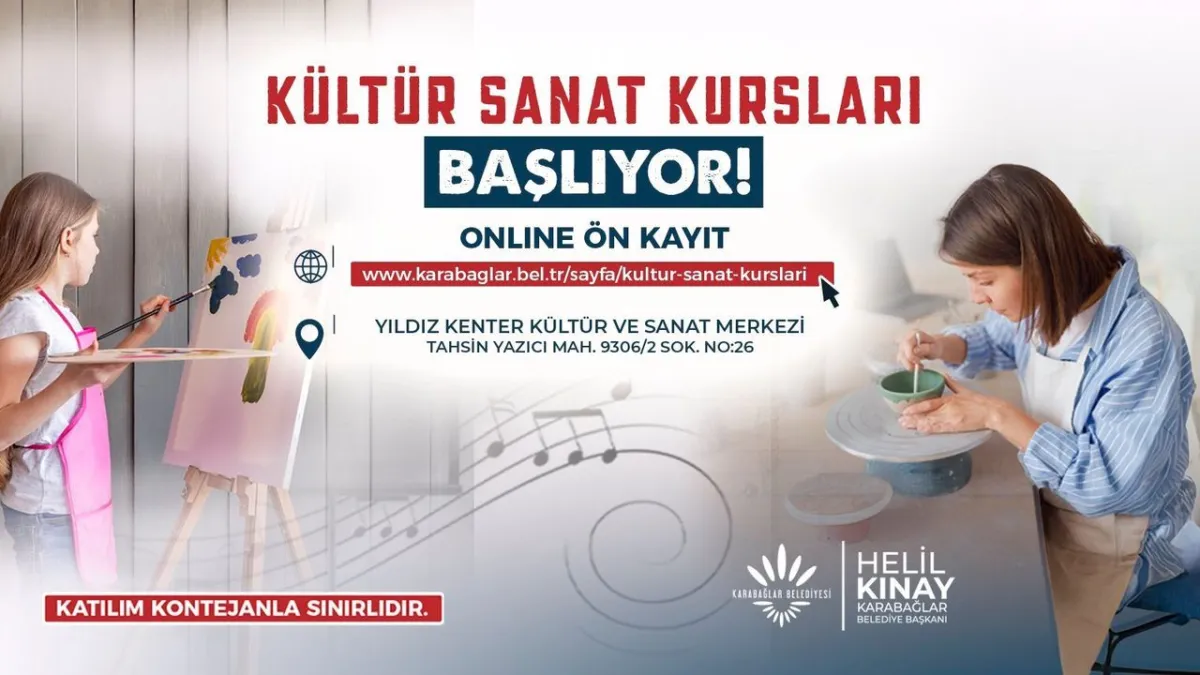 Karabağlar’da kültür ve sanat kışa damgasını vuracak haberinin görseli