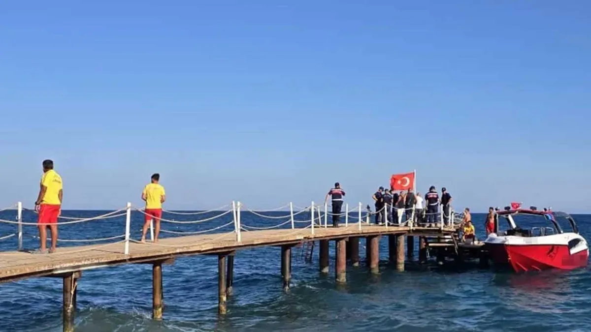 Denizde yüzerken tekne çarpan turist hayatını kaybetti! haberinin görseli