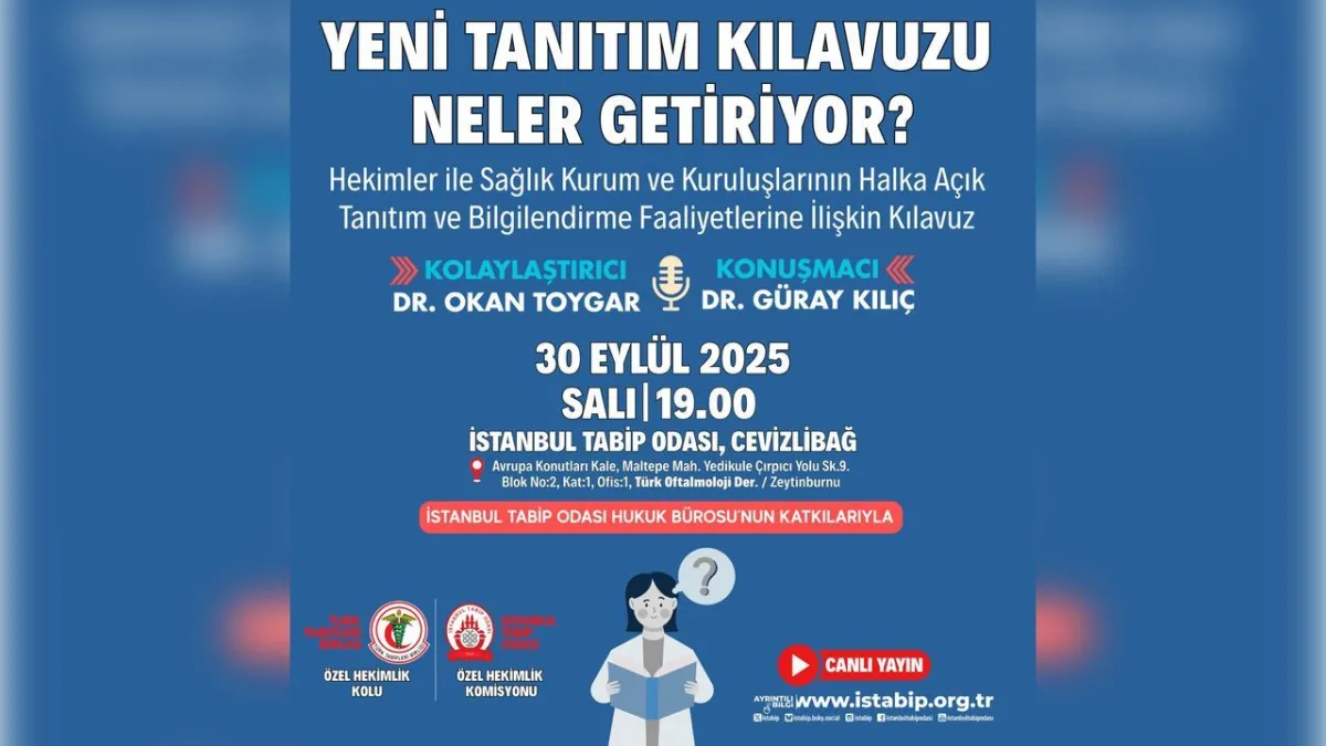 Yeni tanıtım kılavuzu hekimlerle tartışılacak haberinin görseli