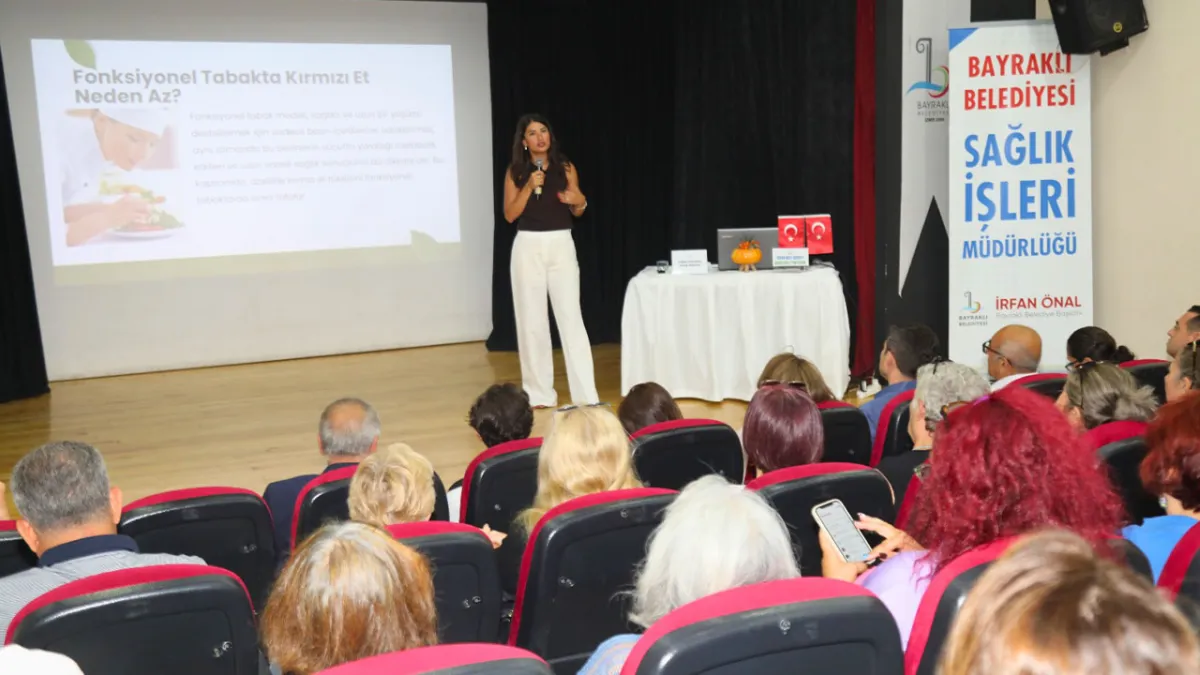 Bayraklı’da ‘Hastalıklardan Korunma ve Bağışıklık Sistemini Güçlendirm’ semineri  haberinin görseli
