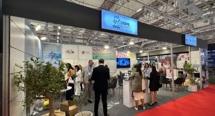 Çeşme standı, İstanbul Turizm Fuarı’nda ziyaretçilerden tam not aldı