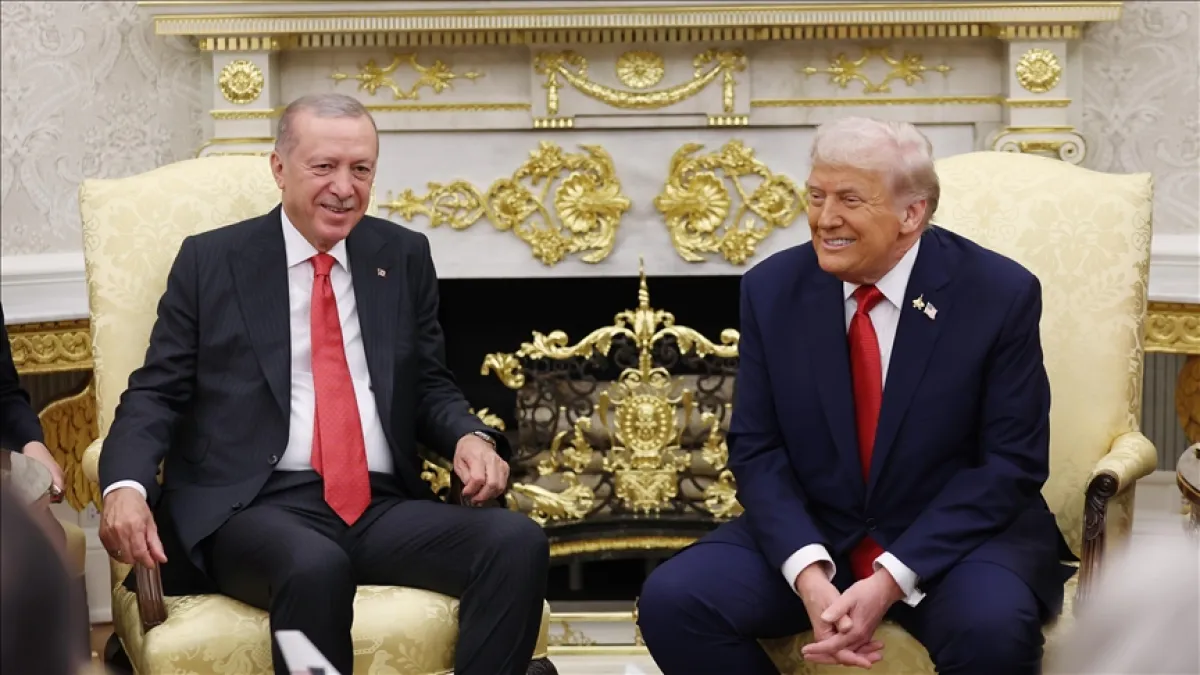 Cumhurbaşkanı Erdoğan-Trump buluşması Beyaz Saray’da! Trump’tan dostluk dolu mesajlar haberinin görseli