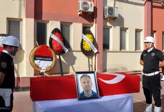 Manisa’da görev Şehidi Polis Osman Yaman son yolculuğuna uğurlandı