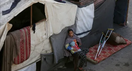 Gazze’de çadır krizi: 135 bin çadırdan 125 bini çöktü, yüzbinler sıkıştı