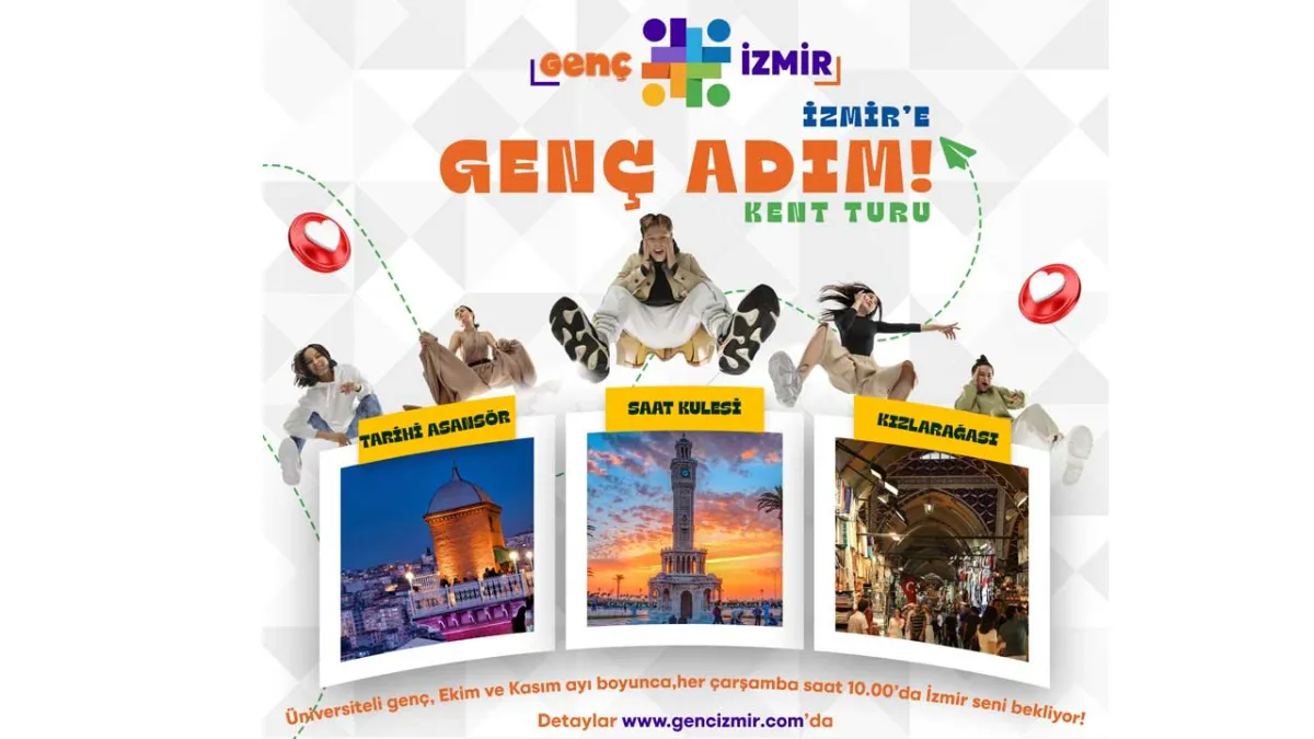 Üniversiteliler İzmir’i “Genç Adım” ile tanıyacak haberinin görseli