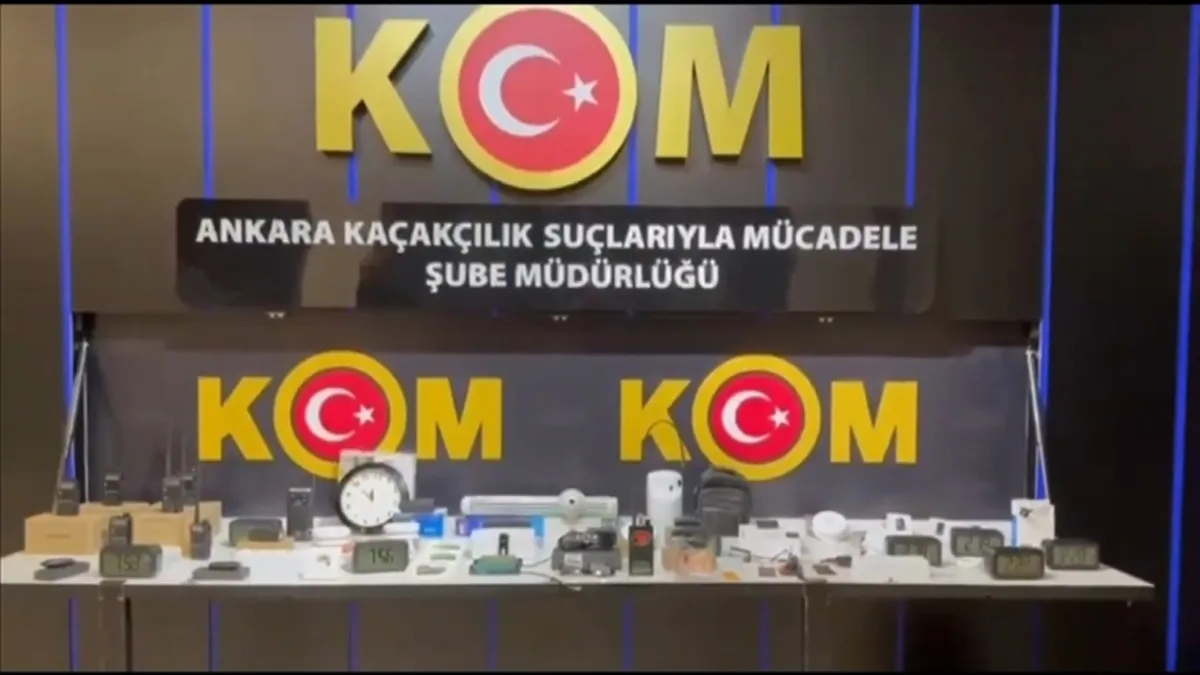 Ankara’da operasyon: Özel hayatı ihlal eden cihazlar ele geçirildi, 1 şüpheli yakalandı haberinin görseli