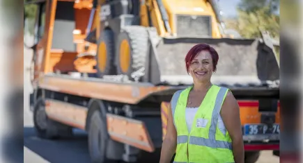 Büyükşehir’in kadın operatöründen örnek başarı 