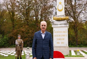Kurtulmuş, Budapeşte’de Galiçya Türk Şehitliği’ni ziyaret etti