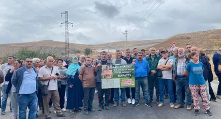 Harmandalı’nda heyelan alarmı: Halk yine eylemde