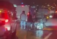 TEM'de feci kaza: 17 araç birbirine girdi