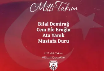 Altınordu’dan milli takıma 4 genç yıldız