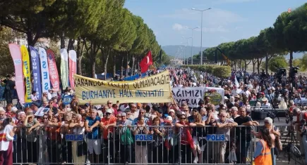 Toprağımızı Vermiyoruz mitingi Muğla’da gerçekleştirildi