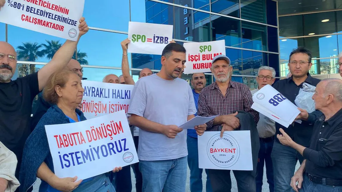 Bayraklı’da kentsel dönüşüm krizi: Baykent’ten ŞPO’ya tepki! haberinin görseli