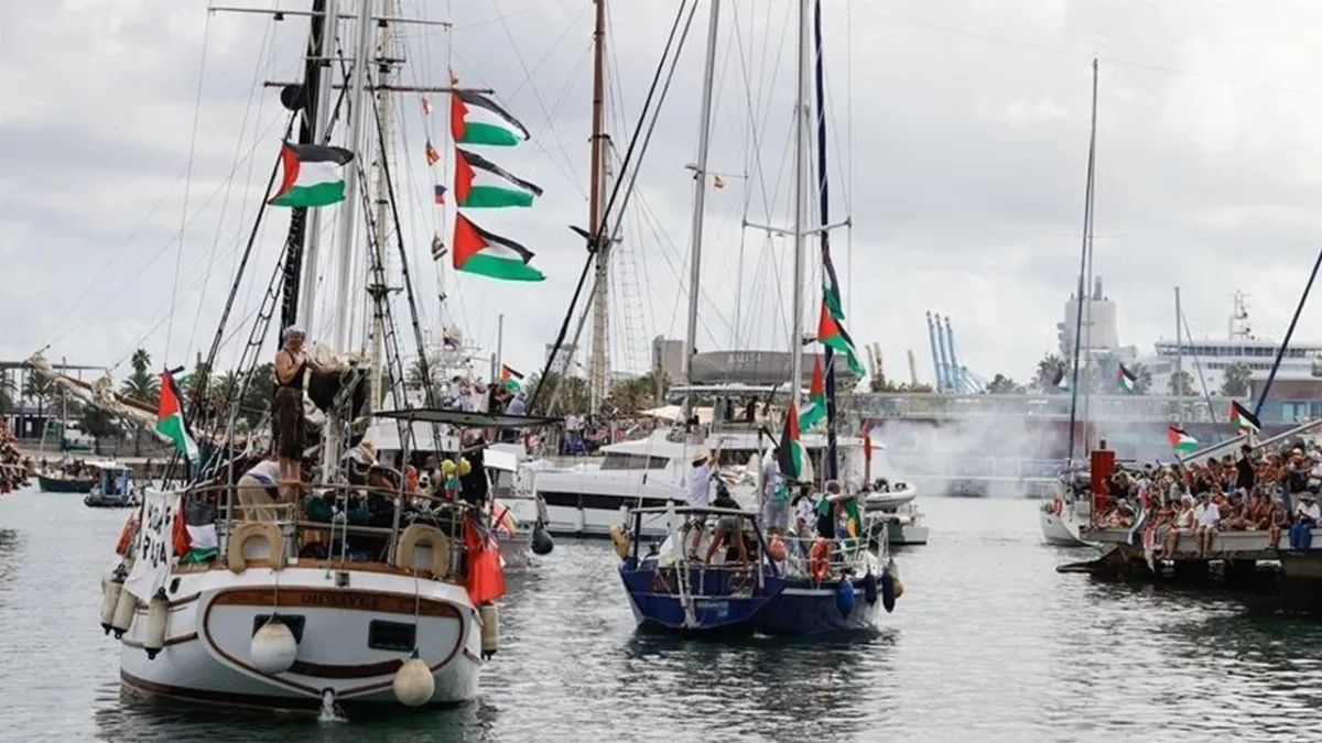 İzmir&#039;den Küresel Sumud Filosu&#039;na destek haberinin görseli