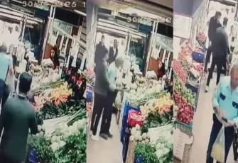 Köpeğiyle alışveriş yapan kadına yumruklu saldırı: Kadına vuran şüpheli yakalandı