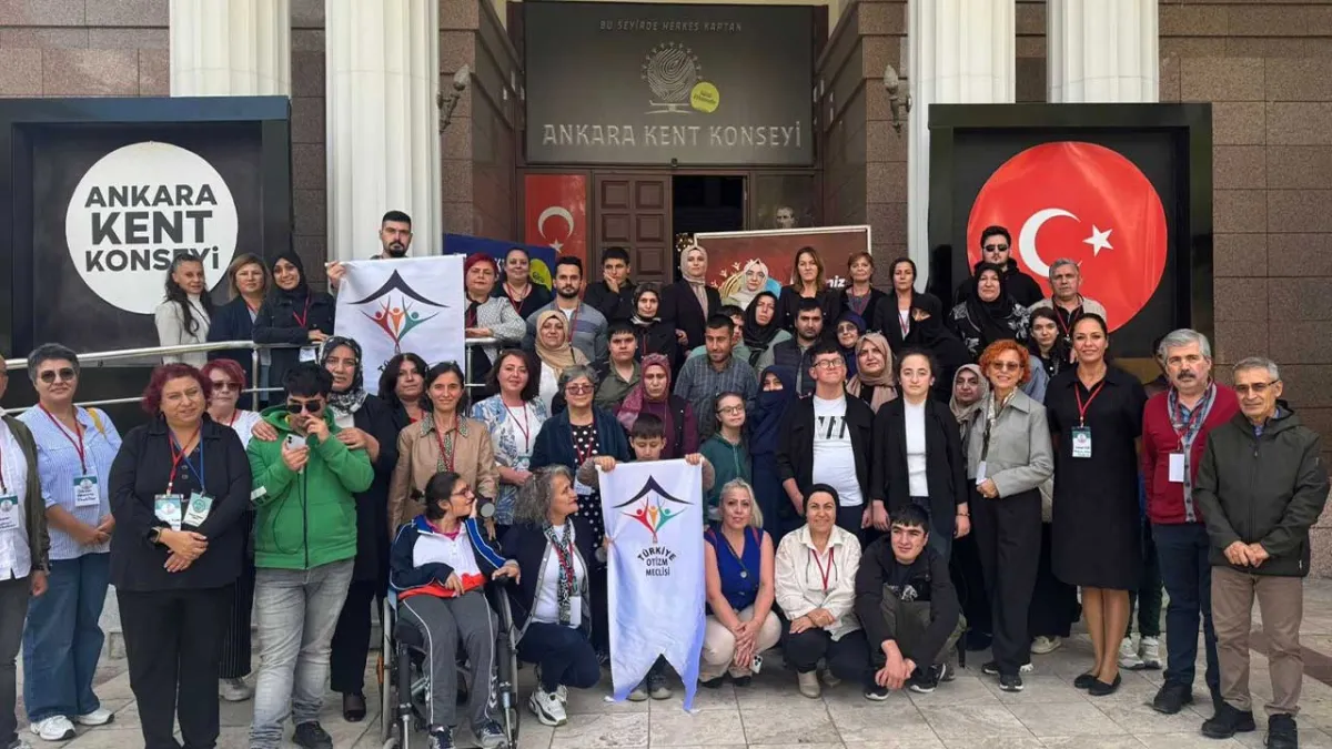 Otizmli çocuklar ve aileleri TBMM’de haberinin görseli