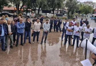 Buca Belediyesi’nde iş bırakma eylemi