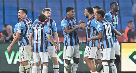 Trabzonspor 3 puanı 4 golle aldı 