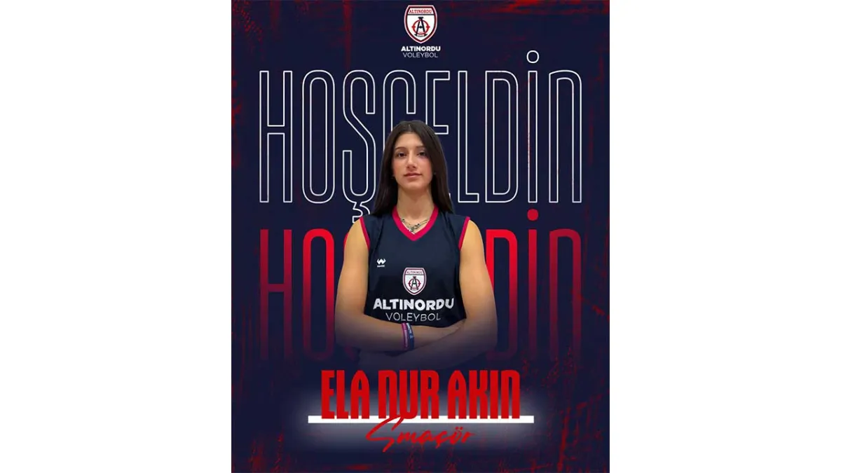 Ela Nur Akın, voleybolun Altınordu’sunda! haberinin görseli