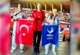 Aliağalı sporcular Tiran’da mücadele etti: 3 madalyayla döndüler! 
