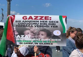 AK Parti İzmir, Filistin için ses yükseltti: ‘Sessizliğimiz Gazze’nin en gür çığlığı olacak!’