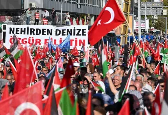 Kabine üyelerinden "Gazze Kararlılık Yürüyüşü"ne destek
