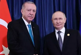 Cumhurbaşkanı Erdoğan, Rus lider Putin ile görüştü
