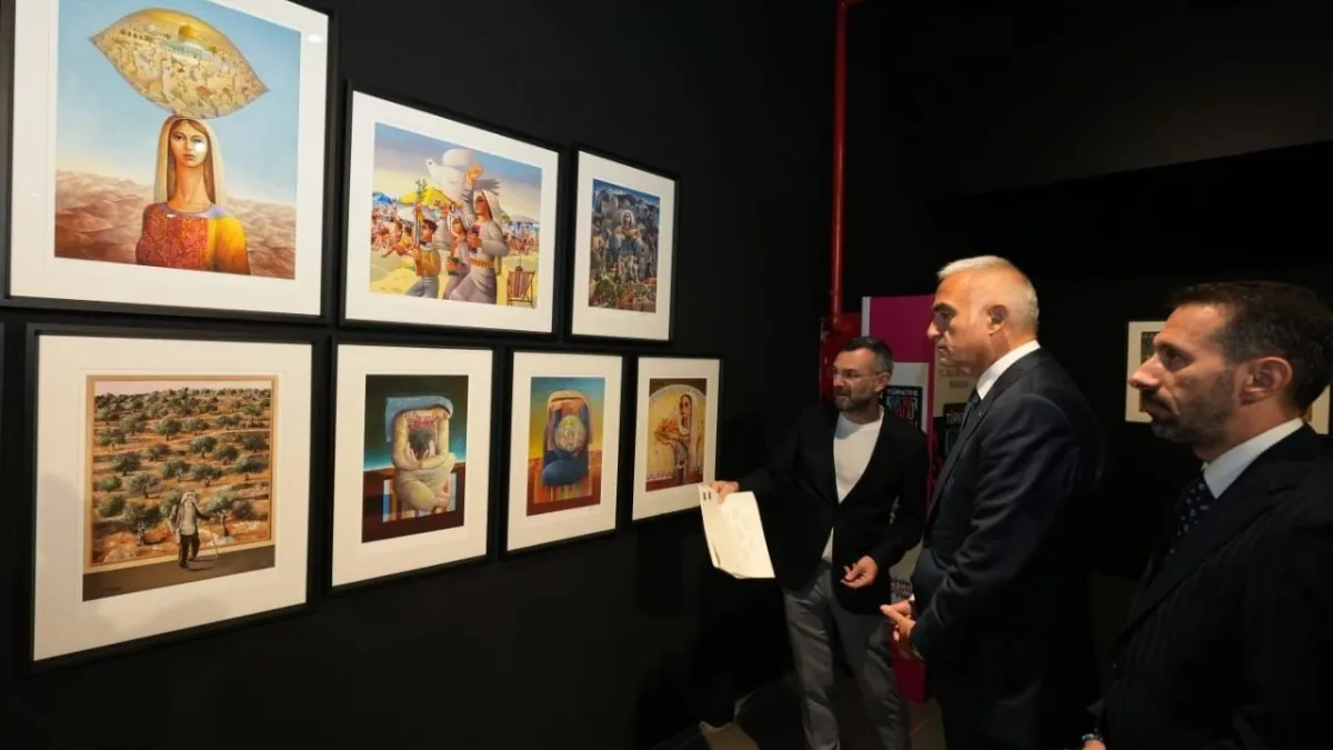 Filistinli sanatçıların eserleri İstanbul Kültür Yolu Festivali’nde buluştu haberinin görseli