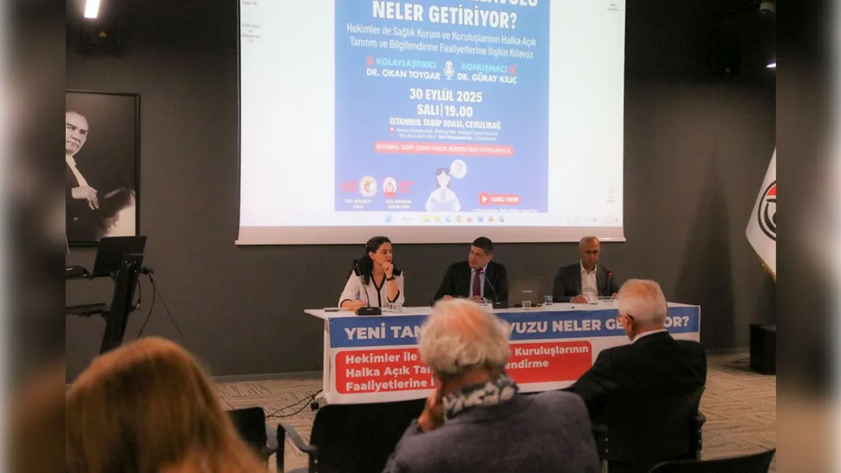 Hekimlere yol gösteren tanıtım ve bilgilendirme kılavuzu İTO’da tanıtıldı haberinin görseli