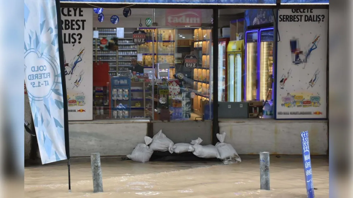 İzmir haber: Sağanak yine hayatı felç etti haberinin görseli