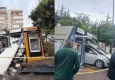 Ankara’da kaza: Otomobil ATM’ye çarptı, sürücü yaralandı