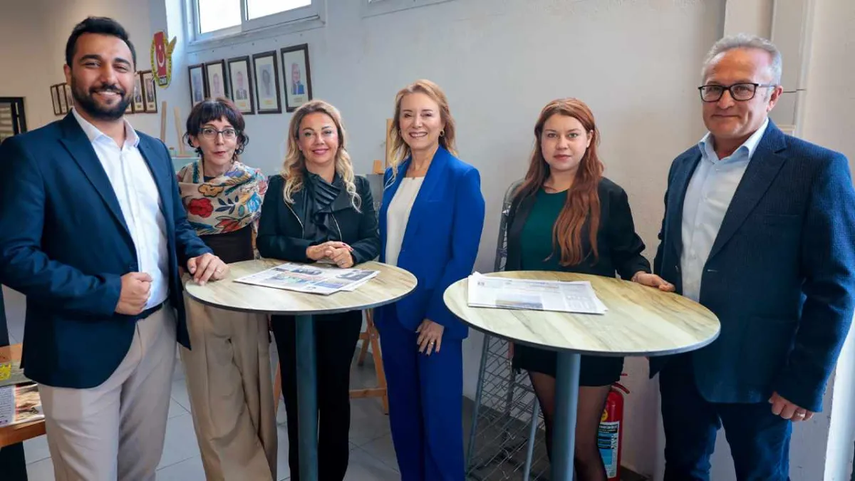 Konak Belediye Başkanı Nilüfer Çınarlı Mutlu&#039;dan İGC’ye ziyaret haberinin görseli