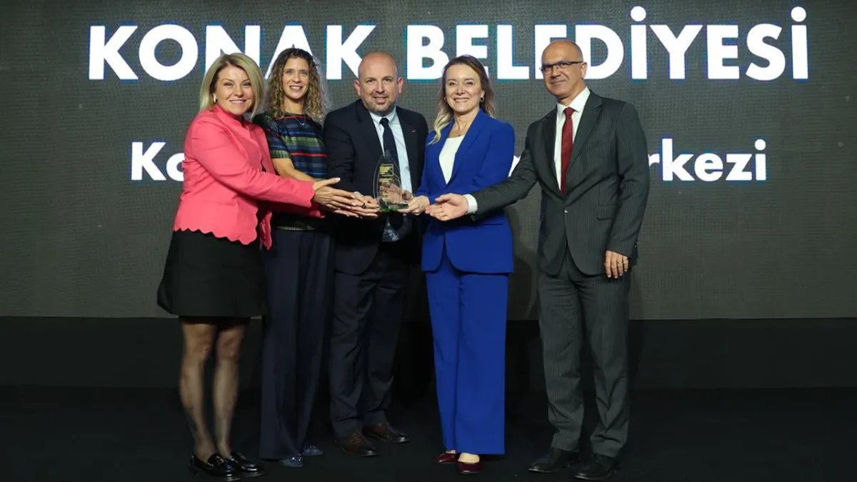 Konak Belediyesi’ne sürdürülebilir iş birliği ödülü haberinin görseli
