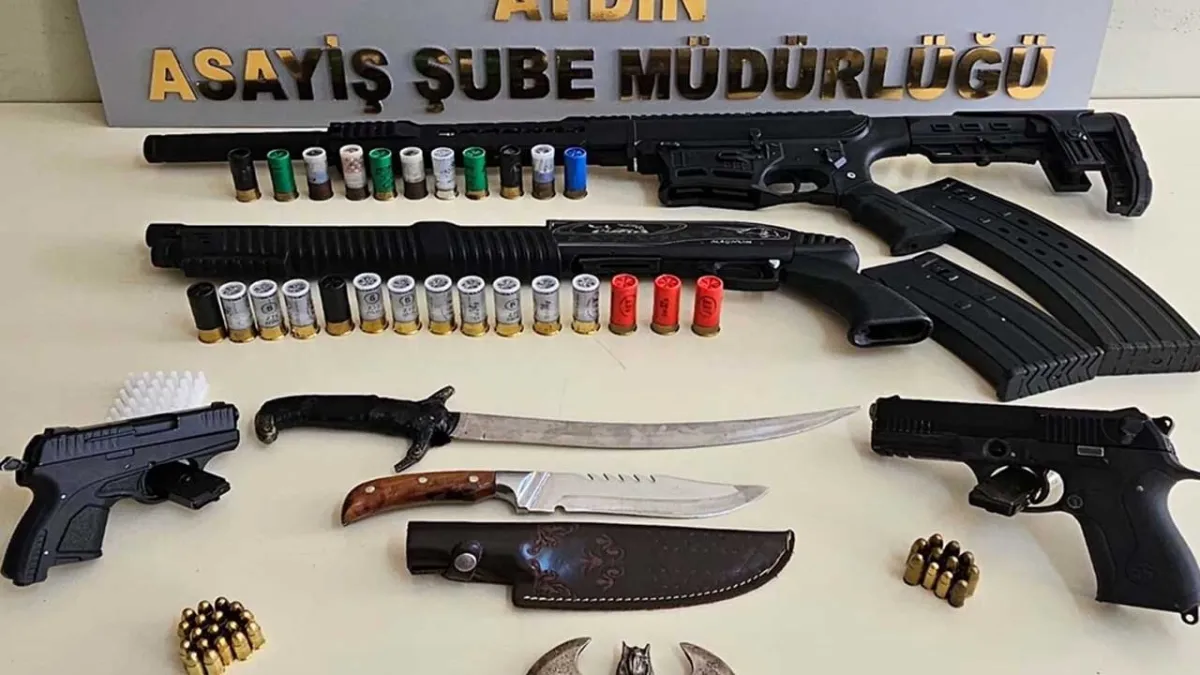 Sosyal medyada silah paylaşan 6 şüpheli gözaltına alındı haberinin görseli