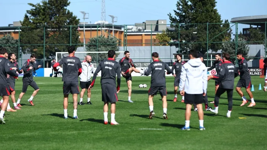 A Milli Takım, Dünya Kupası elemeleri için Sofya’ya hazır: Bulgaristan maçı öncesi son prova haberinin görseli