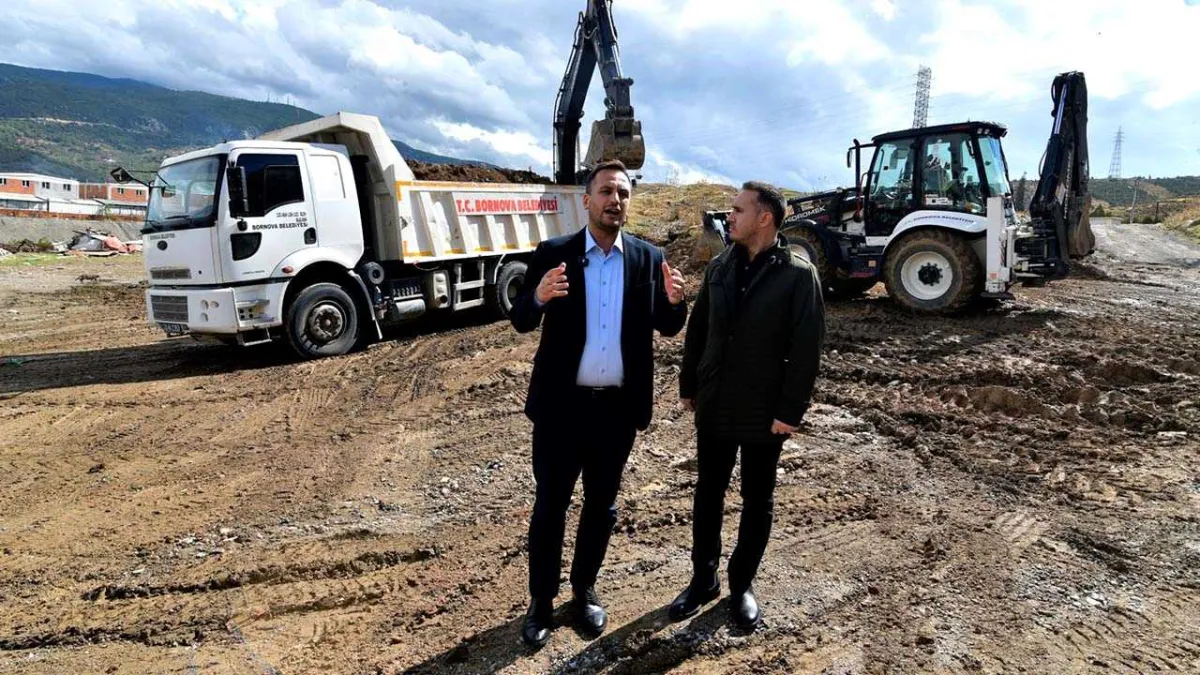 Bornova’da atıl alan Misket Üzümü bağına dönüştürülüyor haberinin görseli