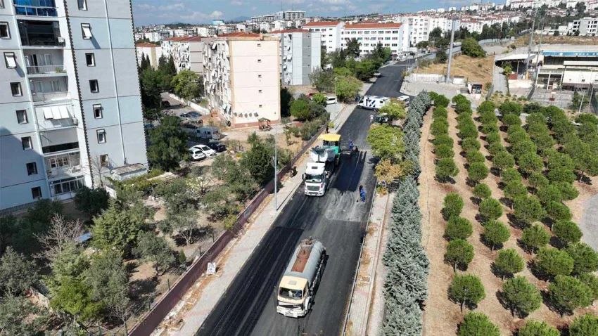 Buca’da asfalt seferberliği: 19 kilometrelik yol yenilenilendi