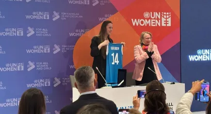Fenerbahçe kaptanı Eda Erdem, BM kadın birimi iyi niyet elçisi seçildi