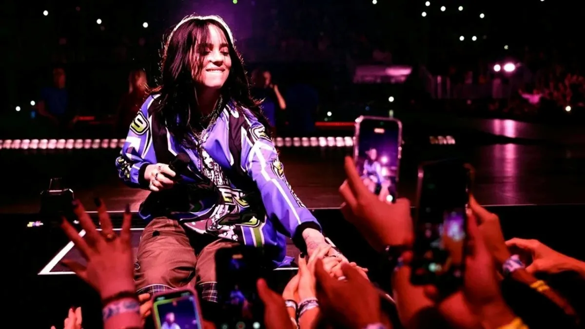 Billie Eilish konser esnasında saldırıya uğradı haberinin görseli