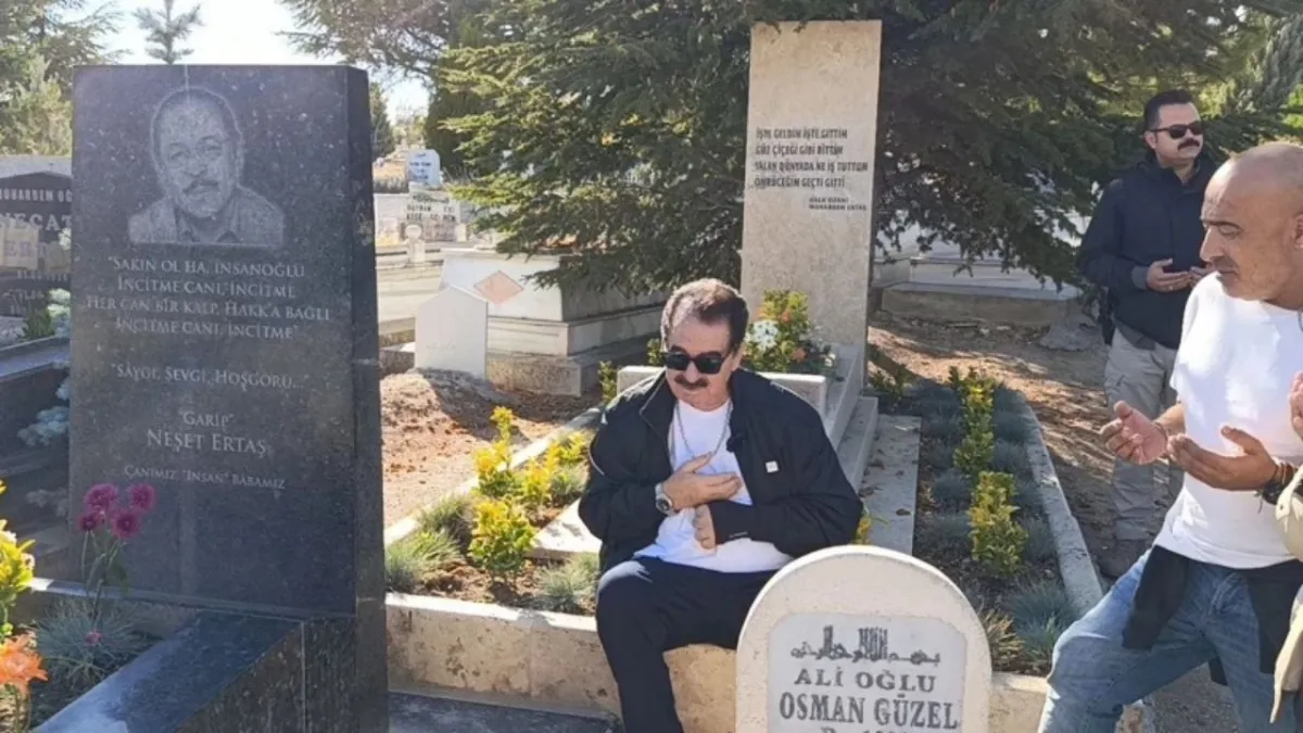 İbrahim Tatlıses’ten Neşet Ertaş’a duygusal ziyaret: Öldükten sonra kıymeti biliniyor haberinin görseli