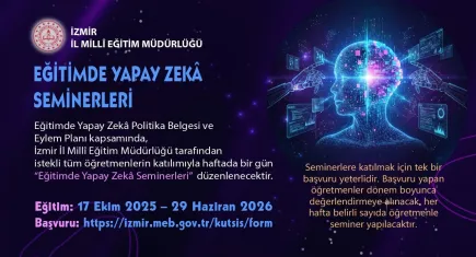 İzmir’de öğretmenlerin yapay zeka becerisi artıyor