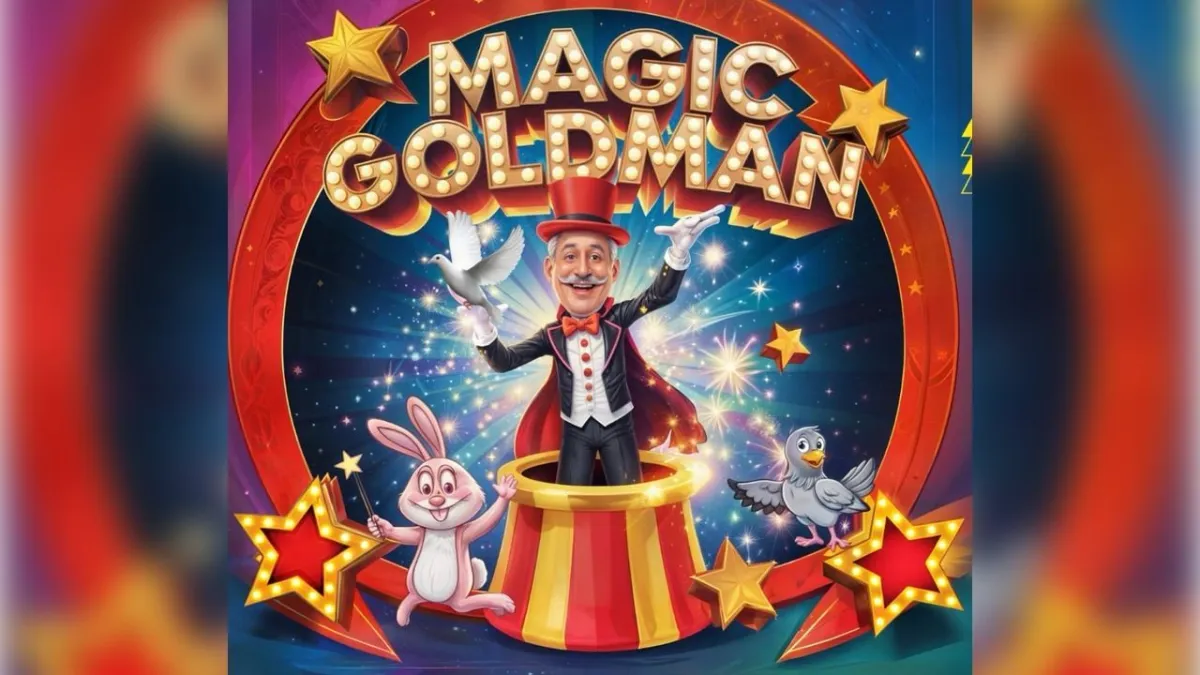 Magic Goldman 45 yıllık deneyimiyle İzmir’de çocuklara buluşacak haberinin görseli