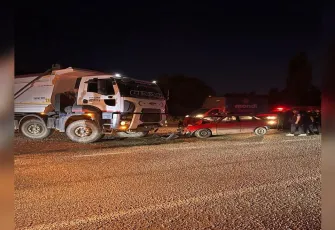 Malatya’da otomobil ile hafriyat kamyonu çarpıştı: 1 ölü