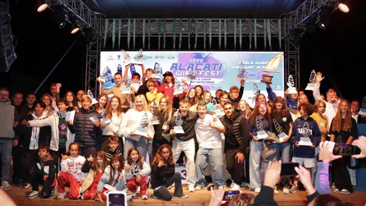 Alaçatı Windfest 2025’te ödüller sahiplerini buldu haberinin görseli